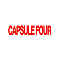 capsule four logo on a black background