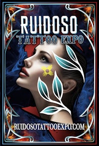 the logo for rudoso tattoo expo