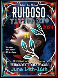 the poster for the rudoso tattoo expo