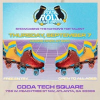 a flyer for the coda tech square roller derby