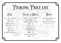 piercing price list template piercing price list template piercing price list template piercing price list template pier