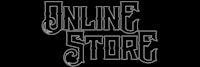 the online store logo on a black background