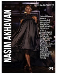 the cover of nasir ahqawi's fashion magazine