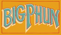 the big phun logo on an orange background