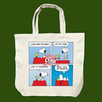 snoopy and peanuts tote bag