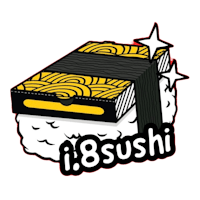 i8 sushi sticker