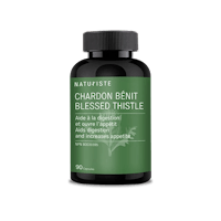 a bottle of chamomile bennett blessed thyme