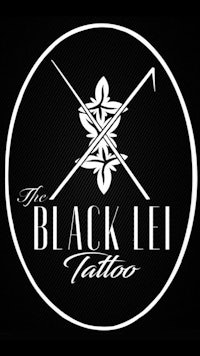 the black lei tattoo logo