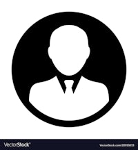 person icon in a circle vector | price 1 credit usd $1