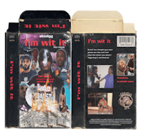 a vhs case with a picture of a man and a woman