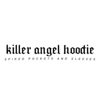 killer angel hoodie spiked pockets and sleeve