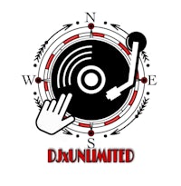 the logo for dj unlimited