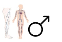 a man's veins and arteries are shown next to a man's body