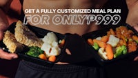 get a fully customized meal plan for only $99