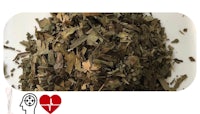 a pile of dried leaves with a heart in the middle