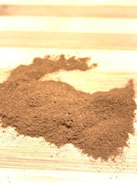 cocoa powder on top of a wooden table