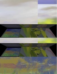 a series of images showing different views of the same scene