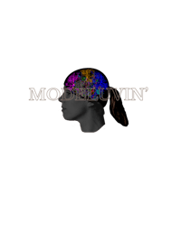 a woman's head with the words moduluvin on it