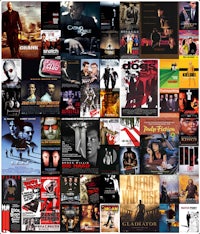 a collage of movie posters with many different movies