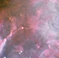an image of a pink and purple nebula
