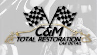 c & m total restoration car detail logo