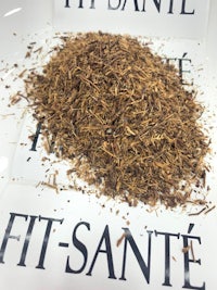 a bag of tobacco with the words fit - sante on it