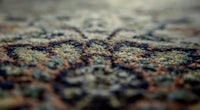 a close up of an oriental rug