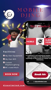 a mobile dinning app with an image of a man and a woman