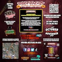 a flyer for a halloween event