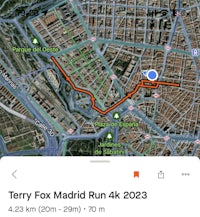 terry fox madrid run 4k 2022 screenshot