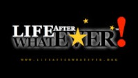 the logo for life after what ever