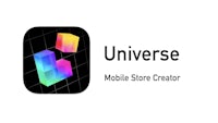 the logo for universe mobile store creator