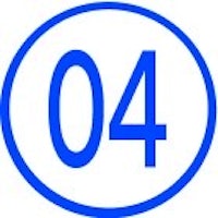 a blue circle with the number 40 on it