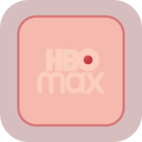the hbo max logo on a pink square