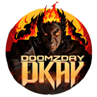 the logo for doomzday dkay