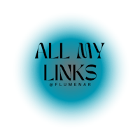 a blue circle with the words'all my links'on it