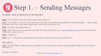 step 1 - sending messages