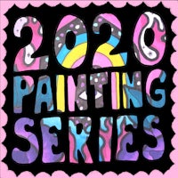 the logo for the 2020 painting series