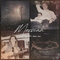 the cover of messiah, with a picture of a man and a woman