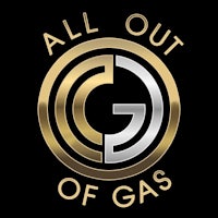 all out of gas logo