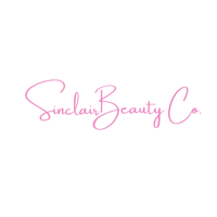 sinai beauty co logo on a black background