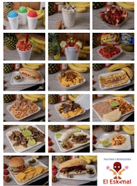 a collage of pictures of various food items
