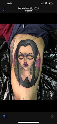 the addams family tattoo