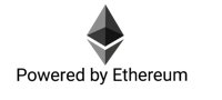 the ethereum logo on a black background