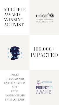 the logos for the unicef project awards
