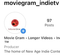 a tumblr account with the word moviegram