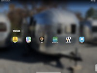 a screenshot of the airstream app on a tablet