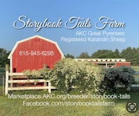 a red barn with the words storybook tales farm