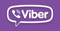 the viber logo on a purple background