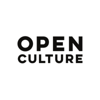 open culture logo on a black background